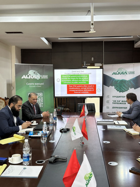 Прошла ознакомительная встреча делегации миссии Программы Исламского банка развития с руководством ОАО "Айыл Банк"